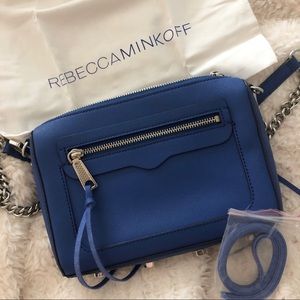 Rebecca Minkoff Avery Saffiano Bright Blue